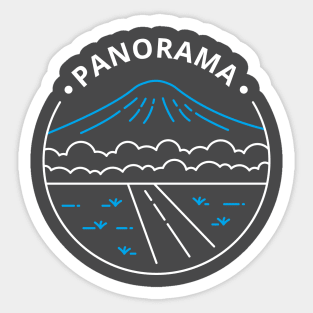 mountain panorama Sticker